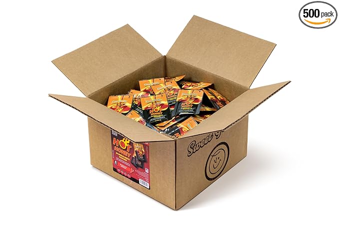 Sweet Gordito Spicy Hot Honey 9g Sachet box of 500u – Pure Natural Honey Infused with Chili | Single-Serve Hot Honey Packet | Perfect for Pizza Wings BBQ Cheese Tacos &amp Snacks | No Additives