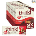 Generic Thi.nk! Bar Chunky Peanut Butter Gluten Free 10.5 oz (Pack of 6)