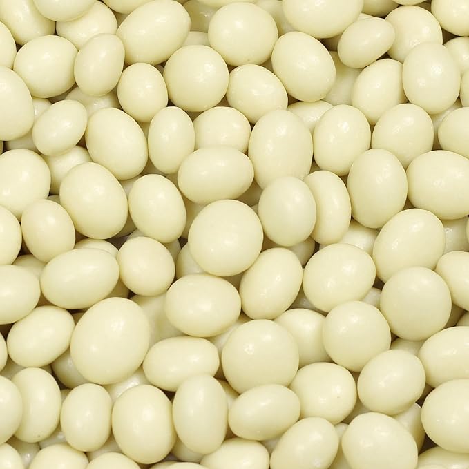 White Chocolate Covered Espresso Beans - by It's Delish 10 Lbs Bulk | Coffee Lovers Snack | Gourmet Chocolates Candy Snacks | Made in USA Kosher Dairy