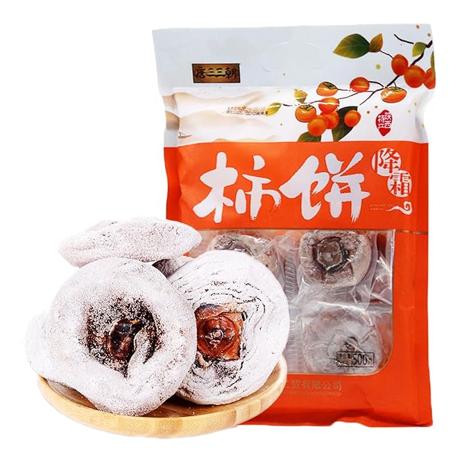 Natural Dried PersimmonsPersimmons Fruit FreshNatural Sweet Fruit SnackDehydrated Unsweetened DriedfruitFresh picking on the farm(500g) shuang