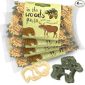 Pastabilities Fun Shaped Pasta for Kids - In the Woods - Fun Bear and Moose Animal Theme Non-GMO Natural Wheat and Vegetable Pasta All-Natural Kosher Certified Made in the USA (4 Pack 14 Oz)