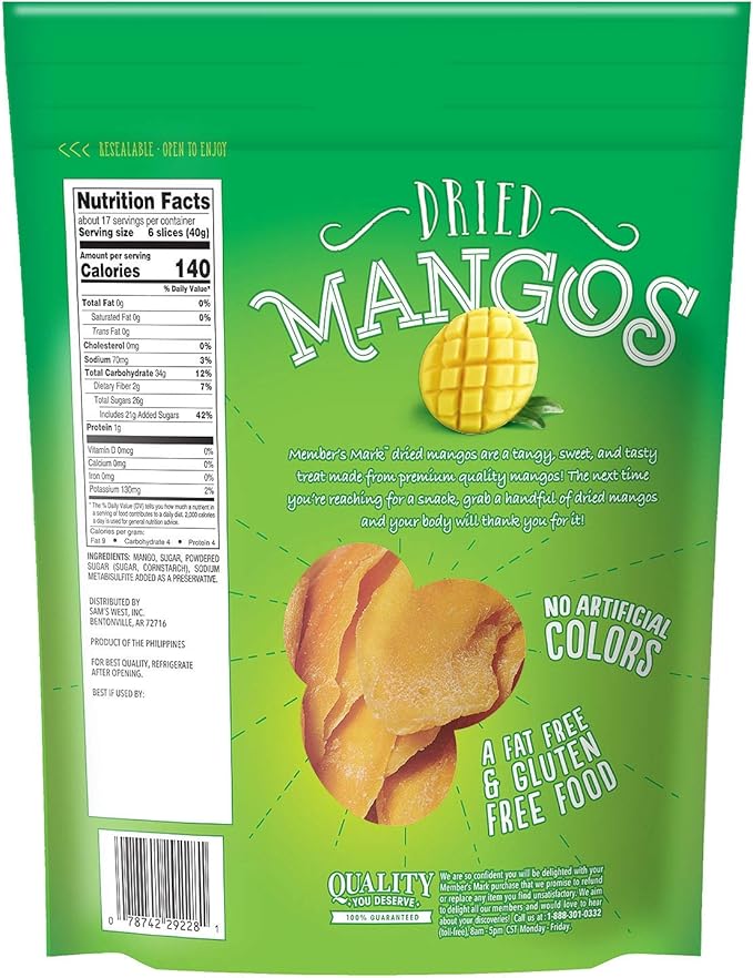 Member's Mark Dried Mangos (24 Ounce)