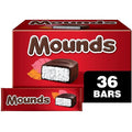 MOUNDS Dark Chocolate and Coconut Candy Bars 1.75 oz (36 Count)