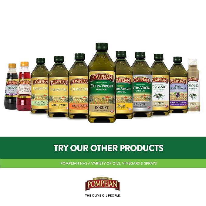 Pompeian Keto Extra Virgin Olive Oil &amp 100% Avocado Oil Cooking Spray No Propellants 5 Fl Oz Pack of 6