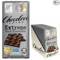 Chocolove Extreme Dark Chocolate Bars | 88% Cocoa | Rich and Intense Flavor | Made with Premium Dark Chocolate | Non-GMO &amp Gluten-Free 3.2 oz Bar (12 Pack)