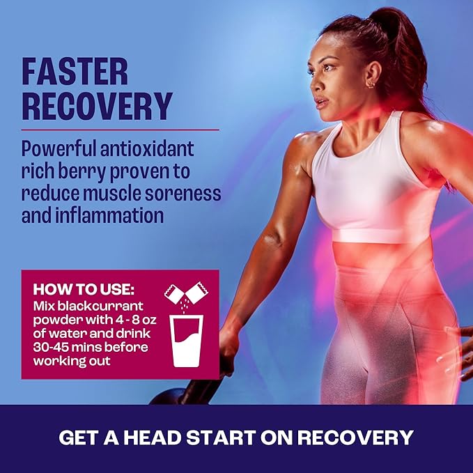 2before Blackcurrant I All Natural Vegan Pre Workout with 120mg Caffeine I Clean Energy Endurance Recovery I Pre Workout Women and Men I 10 x Individual Packets I Informed Sports Certified