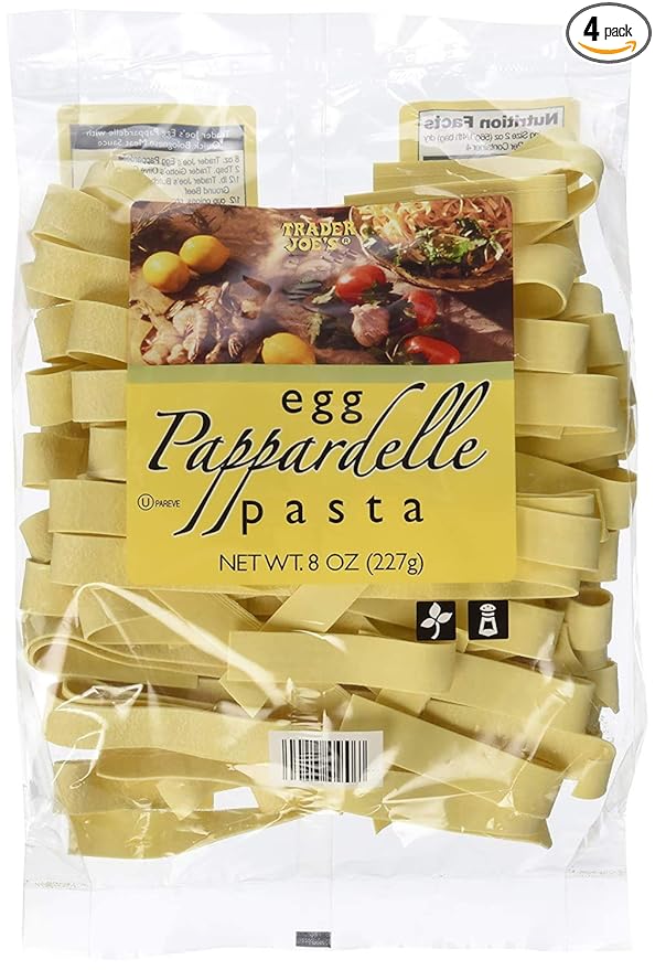 Trader Joe's Egg Pappardelle Pasta 4 Pack