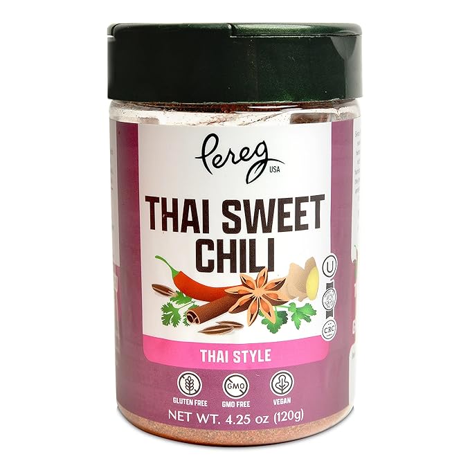 Pereg Mixed Spices - Thai Sweet Chili Seasoning Mix (4.25 Oz x 6 Pack) - Exotic Flavors - Thai Chili Style Spice Blends - No Artificial Ingredients - Vegan Non-GMO &amp Kosher Certified