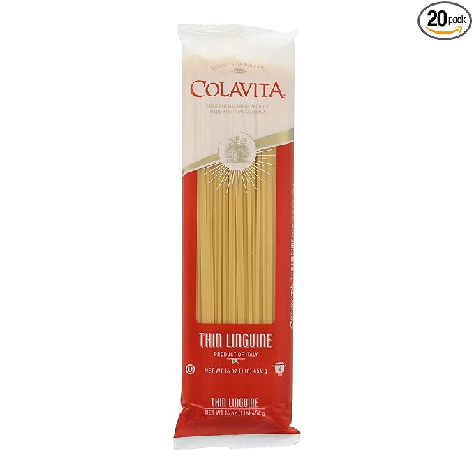 Colavita Pasta - Thin Linguine 1 Pound - Pack of 20