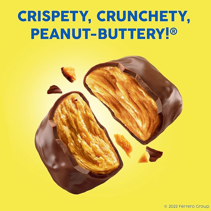 Butterfinger Unwrapped Minis Bulk 12 Bags Chocolatey Peanut-Buttery Resealable Bag 8 oz Each