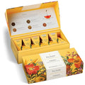 Tea Forte Paradis Petite Presentation Box Tea Gift Set Sampler 10 Count 2 of Each Variety Individually Wrapped Handcrafted Pyramid Infuser Bags