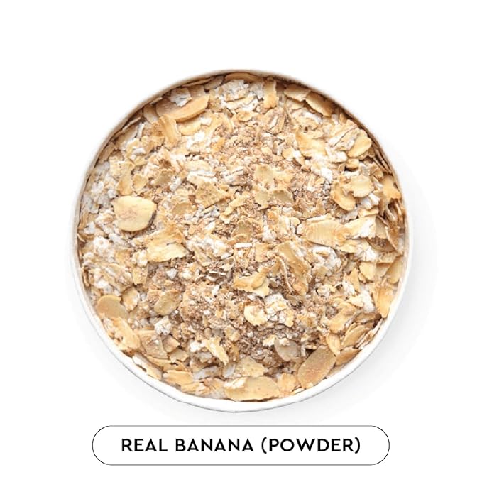 Mylk Labs Banana Nut Protein Oatmeal Cups Whole Grain Low Sugar High Fiber Breakfast with Superfoods Quick &amp Easy On the Go Instant Oatmeal Rolled Oats Gluten Free Vegan Nut Free 6 Pack