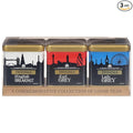 Twinings London Skyline Red White &amp Blue Commemorative Collection of Loose Leaf Teas Limited Edition Gift Set 100g Tins (Pack of 3) Original English Breakfast The Earl Grey &amp Lady Grey