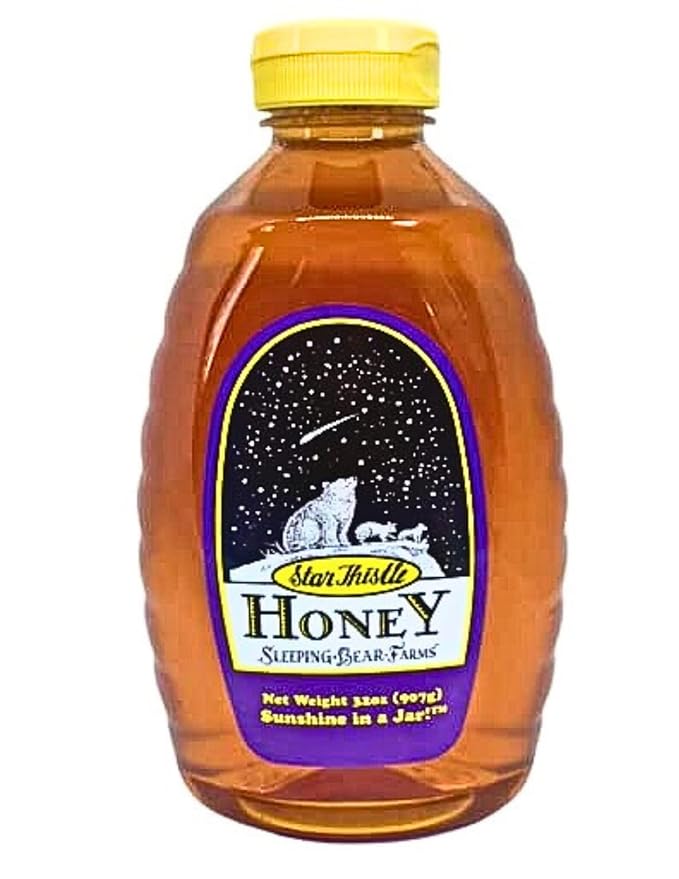 Sleeping Bear Farms Star Thistle Honey 32oz. Bottle