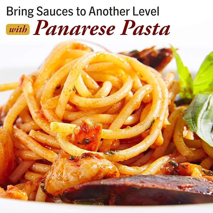 Pasta Panarese Pici Pasta from Italy - Organic Wheat Pasta Made in Italy 500g / 17.63oz (2 pack)