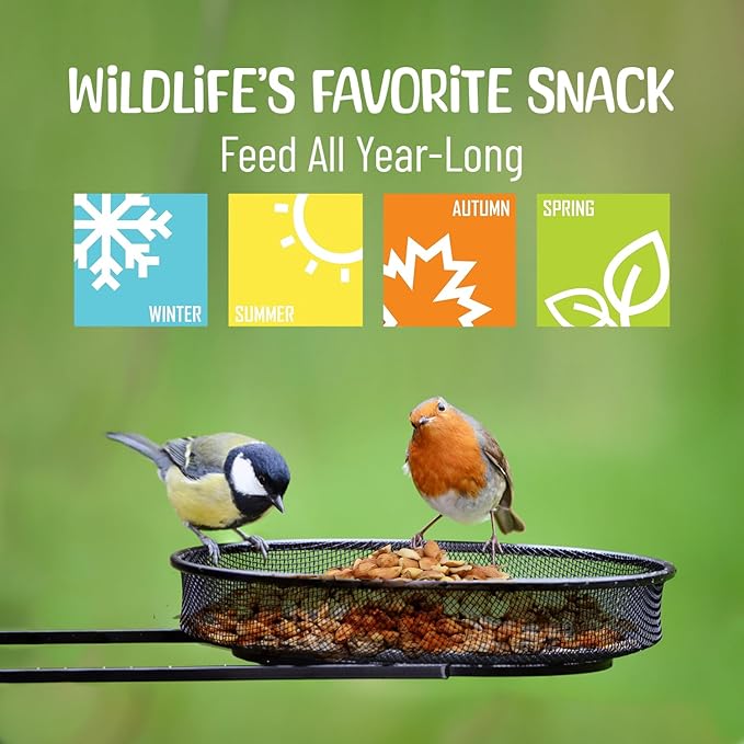 Premium Quality Raw Out of Shell Peanuts for Wildlife - 45 Pounds - Shelled Peanuts- Grown in The USA for Squirrels Deer Birds