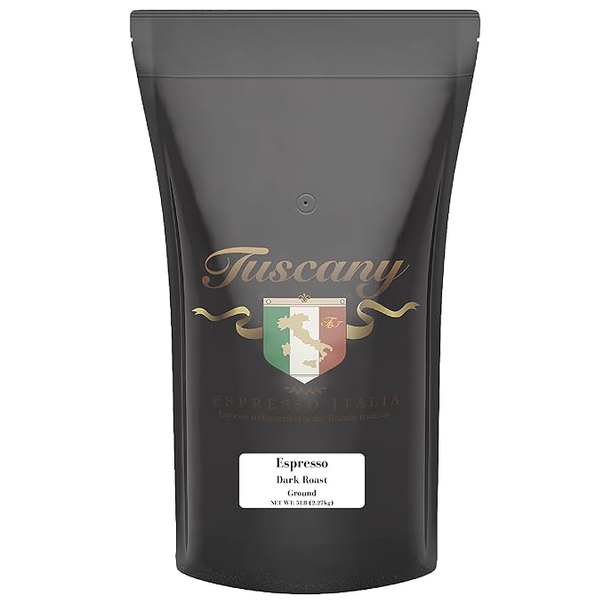 Tuscany Espresso Medium Roast Ground 5-Pound Bag