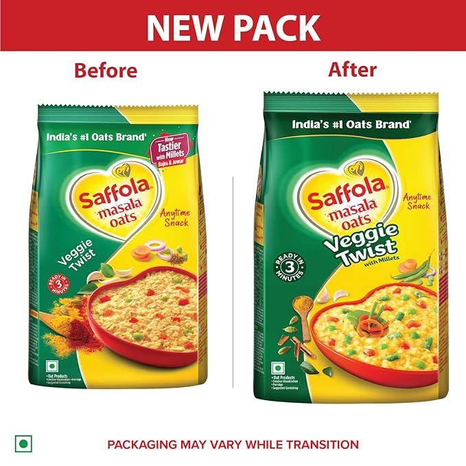 Saffola Masala Oats Veggie Twist 1 Kg