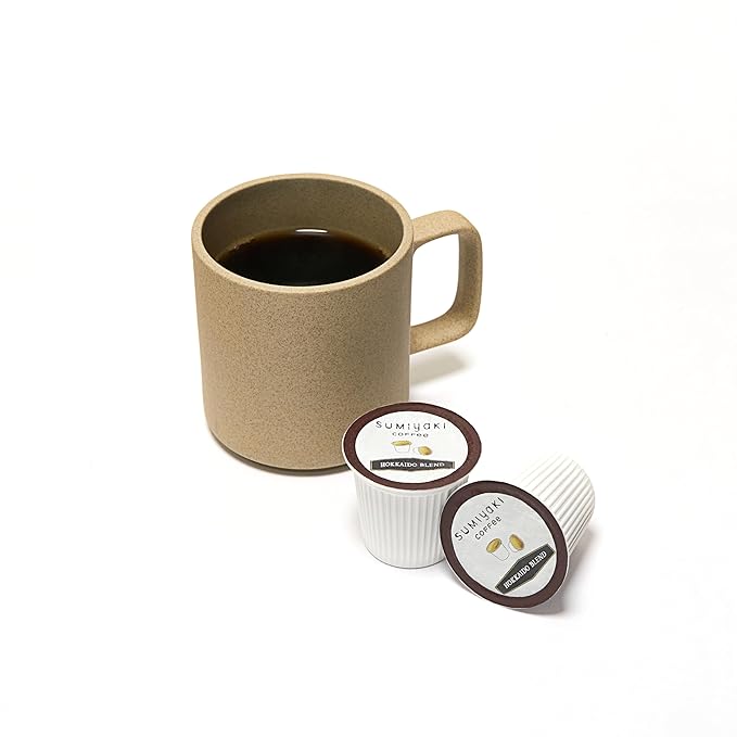 Hokkaido Sumiyaki Blend Coffee K-Cups - Smooth &amp Balanced Single Serve Pods Compatible with Keurig Brewers 12 Count