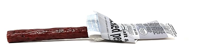 Western's Smokehouse Sea Salt &amp Cracked Pepper Jerky Meat Sticks - 1.0 Ounce Pack of 24 - Uncured Bacon Jerky Sticks 110 Calories 8g Protein Gluten-Free MSG-Free Soy-Free No Nitrates
