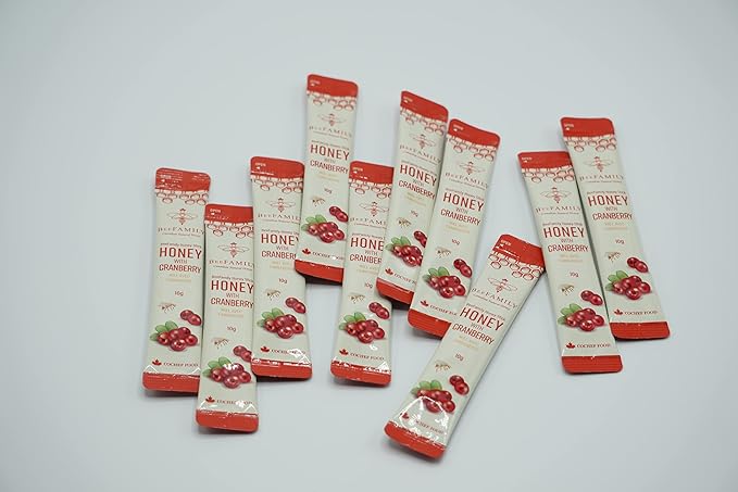 BeeFamily - Variety Honey Stick Set 300g - Blueberry Cranberry Lemon