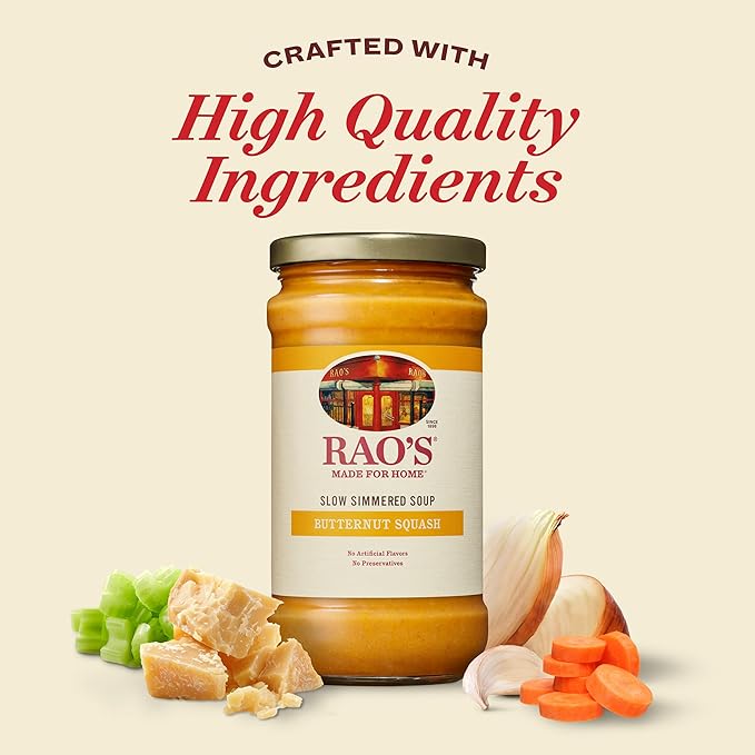 Rao's Homemade Butternut Squash Soup 16oz Pack of 6
