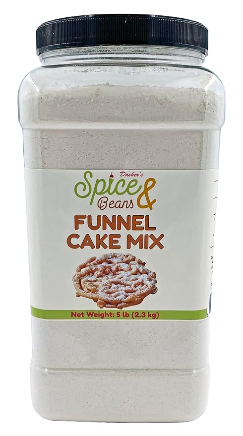 Funnel Cake Mix By Dasher's Spice &amp Beans | Made In America | 5 lb