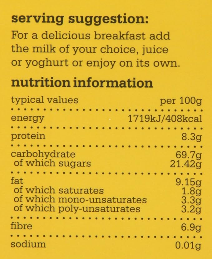 Alara Fair Trade Muesli 500 g (Pack of 3)