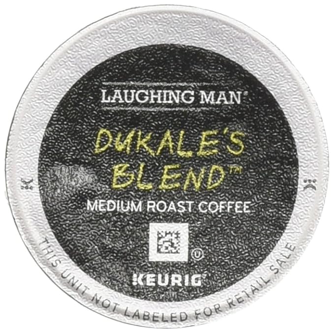 Laughing Man Dukale's Blend Coffee K-Cups (16 K-Cup Pods)