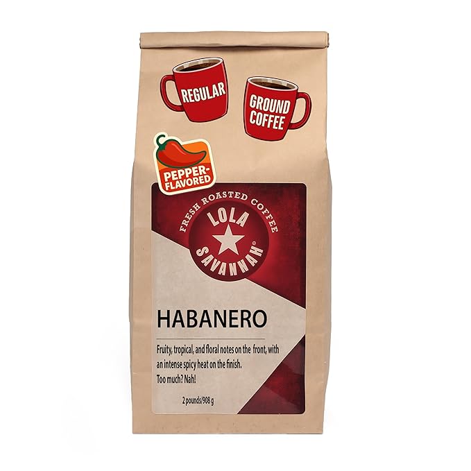 Lola Savannah Habenero Ground Caffeinated Coffee 2lb (32 oz)