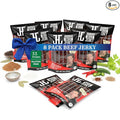 JailHouse Beef Jerky Hot &amp Spicy | High-Protein Snacks for adults Gluten-Free Jerky Fuel for Active Lifestyles | Uncut Mob Taste | Your Poker Table Carnivore Snax | The Perfect Gourmet Gift for M
