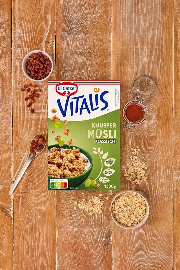 JCKEL Vitalis Crunchy Granola with Honey 3.3 lb