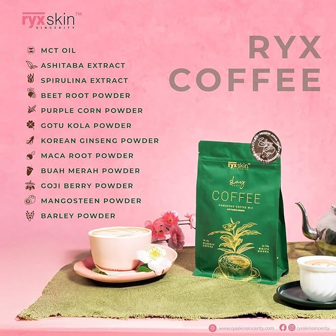 Ryx Coffee Premium Arabica &amp Robusta Blend 10 sachets