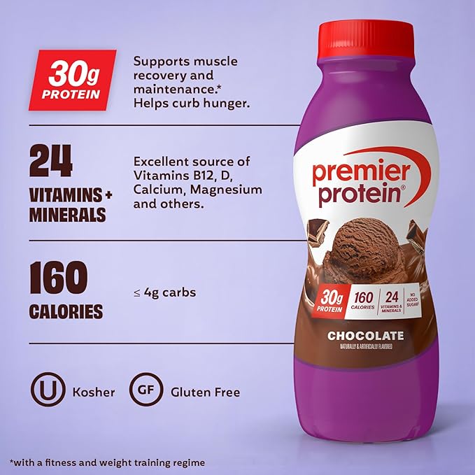 Premier Protein Shake 8 Flavor Variety Pack 30g Protein No Added Sugar 24 Vitamins &amp Minerals to Support Immune Health 11.5 fl oz 8 Pack