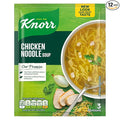 Knorr Chicken Noodle Soup Mix No Artificial Colors 1.52 oz Packets 12 Count