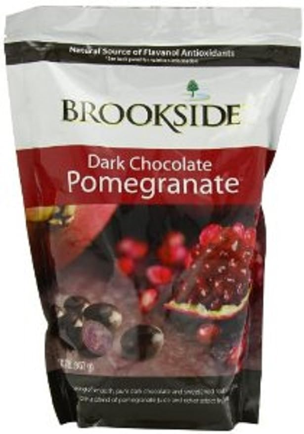 Brookside Dark Chocolate Pomegranate and Fruit Flavors Candy 3-Ounce Bag (Pack of 10)