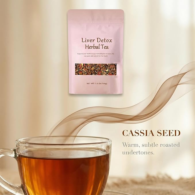 Liver Detox Herbal Tea Dandelion Root Tea Chrysanthemum Cassia Seed Goji BerryTea Kidneys &amp Liver Health TeaWith Wolfberry Cassia Seed Milk Thistle