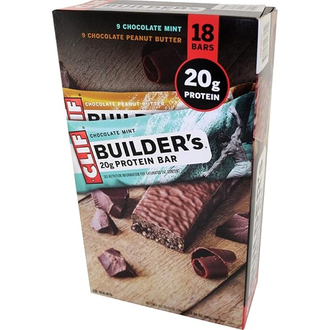 Clif Builder's Chocolate Protein Bar 2.4 oz. 18 Bars/Box (220-00543)