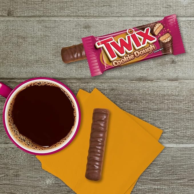 TWIX Cookie Dough Milk Chocolate Bars 1.36 oz (Pack of 20)