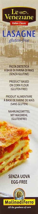 Le Veneziane Gluten Free Lasagne 250 g (Pack of 3)