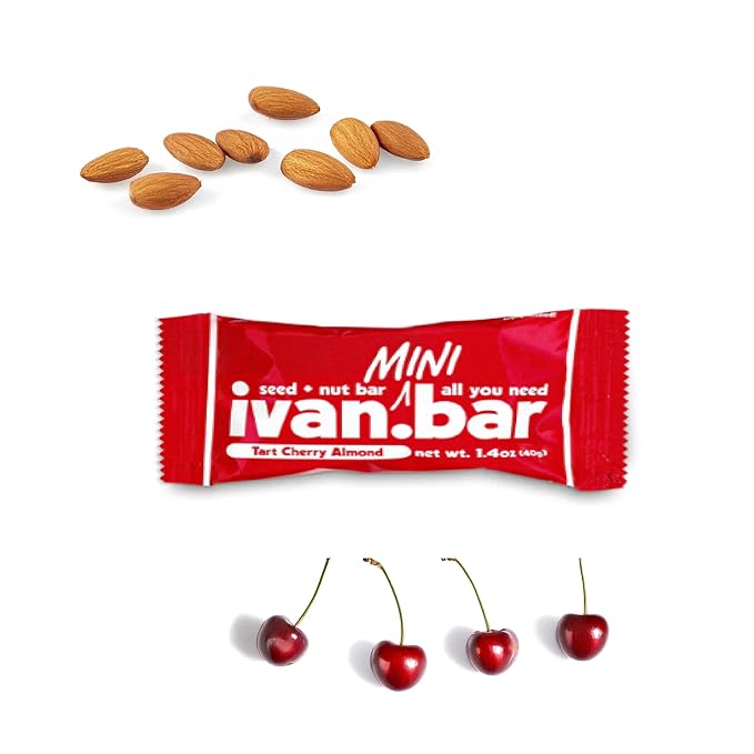 Protein Packed Energy Snack Bar | Provides Healthy Energy | Vegan All Natural Ingredients | Soy Dairy &amp Gluten Free (Tart Cherry - 15-1.4 Oz Bars)
