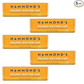 Hammond’s Candies Gourmet Chocolate Candy Bars – Peanut Butter Cup | Rich Dark Chocolate &amp Peanut Butter Chocolate Bar Premium Ingredients Certified Kosher Handcrafted in the USA | Pack of 5