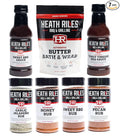Heath Riles BBQ Competition Rib Bundle (4 Rubs 2 Sauces and 1 Marinade) Competition Winning Products from Pitmaster Heath Riles