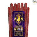 Mythical Meats Original Flavor Griffin 12-Pack Snack Sticks – Ostrich w/Beef – Dried &amp Dehydrated Meats Seasoned to Perfection – High Protein Snacks