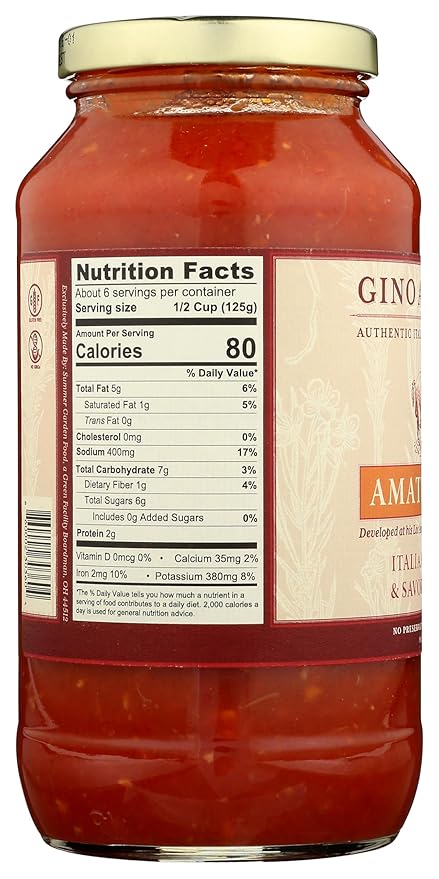 Gino Angelini Amatriciana Pasta Sauce