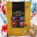 Assorted Chocolate Truffles Gift Set Individually Wrapped Milk and Dark Chocolate with Creamy Filling 16.25 oz Holiday (1 Pack)