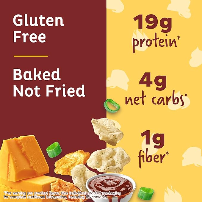 Quest Nutrition Protein Chips &amp Pure Protein Brownie Bars Variety Pack High Protein Gluten-Free Low Carb Snack Bars 1.1 Ounce &amp 12 Count