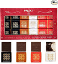 Maxim's De Paris - Assorted Chocolate Squares Gift Box Individually Wrapped Dark Chocolate Milk Chocolate Milk chocolate Caramel Marbled White and Dark Chocolate 36 Pces