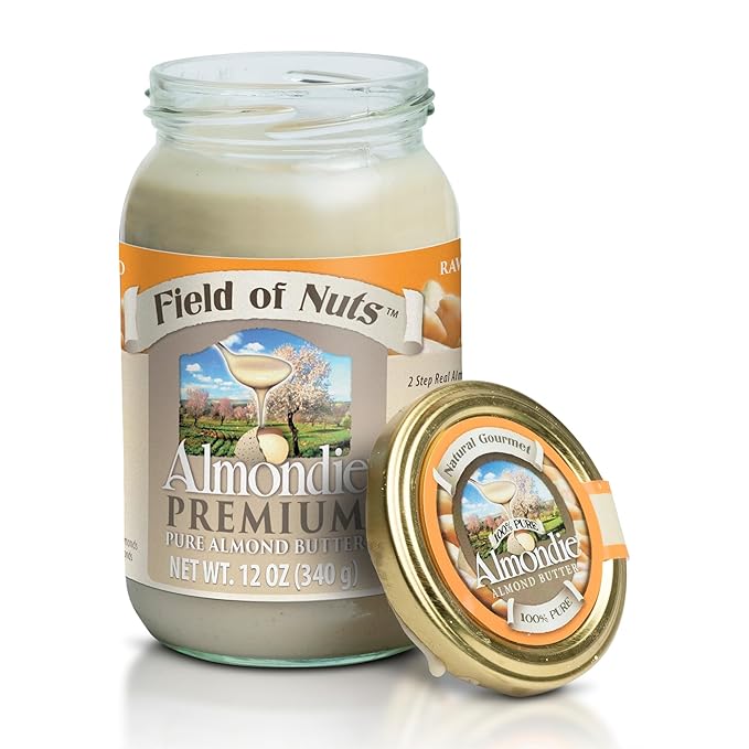 Almondie Almond Butter/Almond Milk Concentrate – Made from 100% peeled pure and raw almonds without any additives sugar or salt