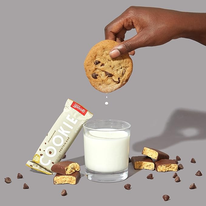 good! Snacks Cookie Dough Vegan Protein Bar Soy &amp Gluten Free Plant Based Low Sugar 15g Clean Protein Natural Healthy Superfood Snack Kosher Friendly For Athletes &amp Active Lifestyles 1